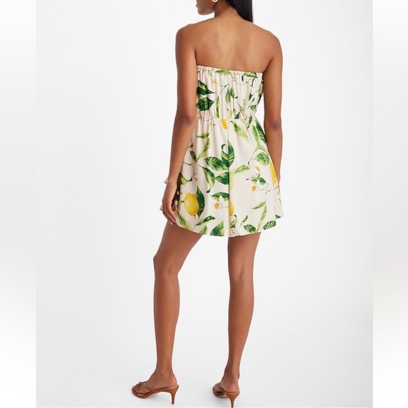 NWT Express Lemon Floral Romper - Picture 10 of 12